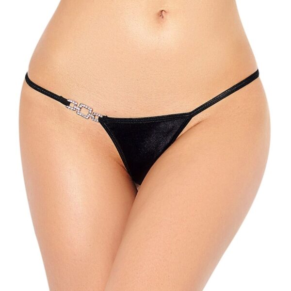 Queen lingerie tanga con adorno brillante s/m