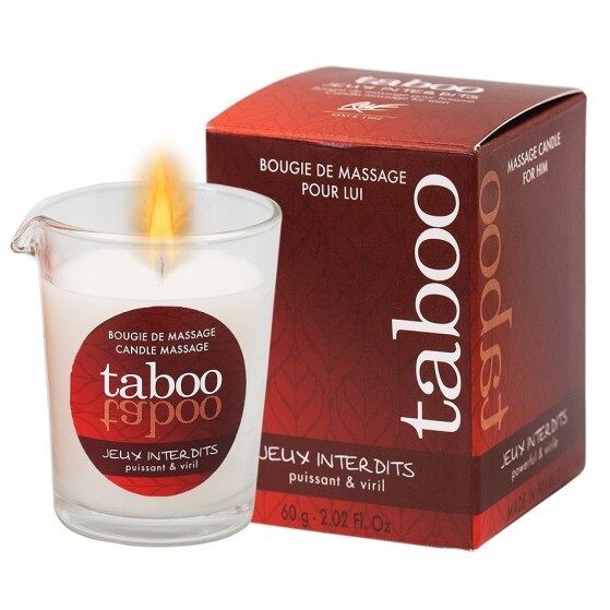 Taboo vela de masaje para ?l jeux interdits aroma liquen salvaje