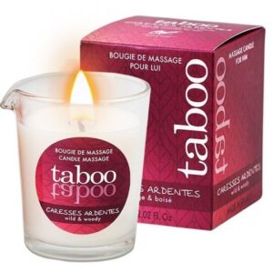 Taboo vela de masaje para ?l caresses ardentes aroma helecho