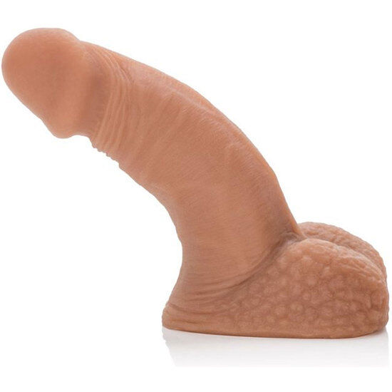 Packing penis pene real?stico 14.5 cm marr?n