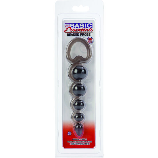 Calex basic essentials bolas anales negro