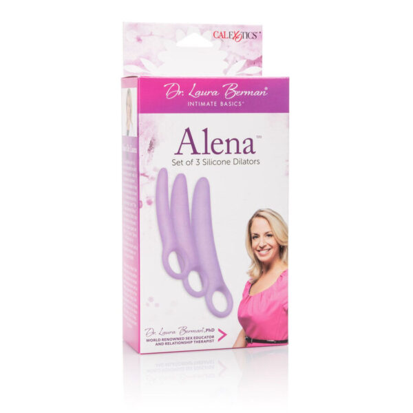 Dr laura berman alena set de 3 dilatador vaginal silicona