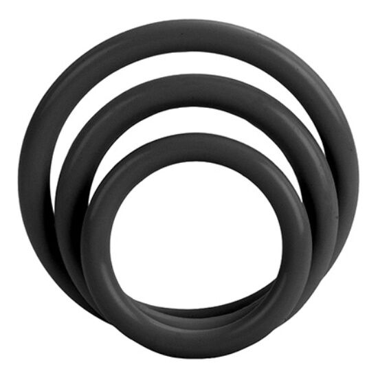 Calex set tres anillas negro erecci?n