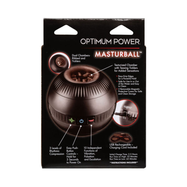 Optimum power masturbador masculino con vibraci?n