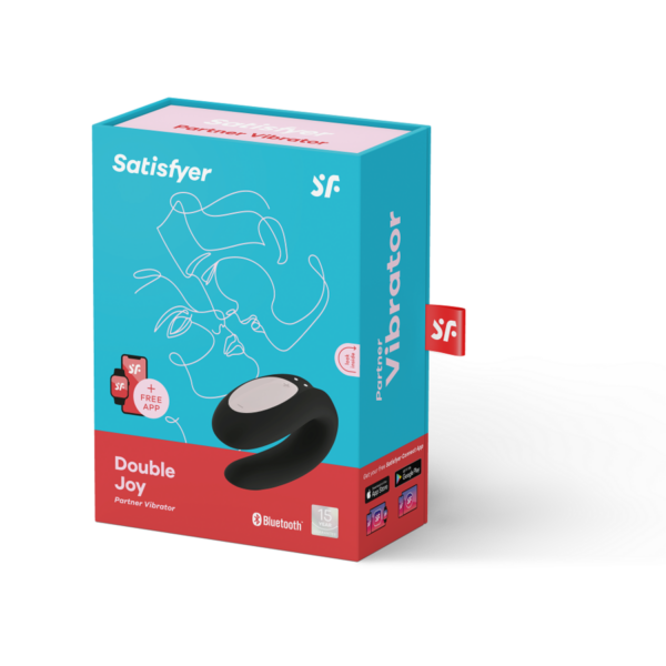 Satisfyer double joy con app - oro negro