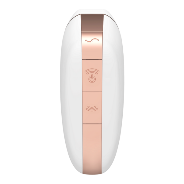 Satisfyer connect estimulador clitoris  love triangle blanco / oro