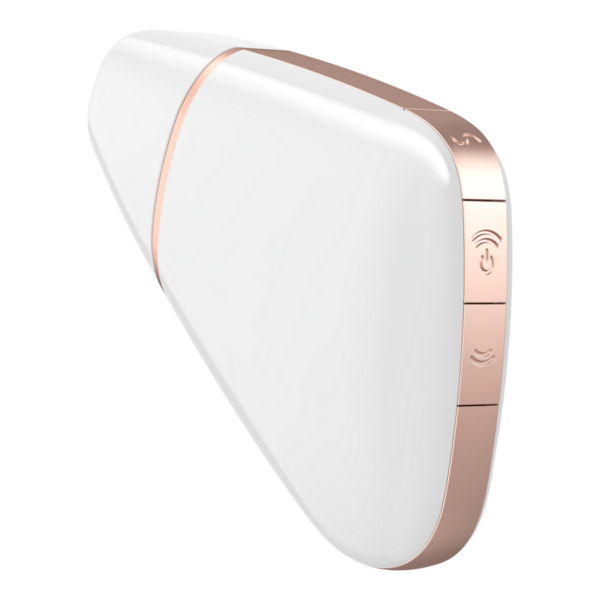 Satisfyer connect estimulador clitoris  love triangle blanco / oro