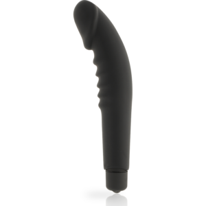 Dolce vita  realistic  pleasure vibrador silicona negro