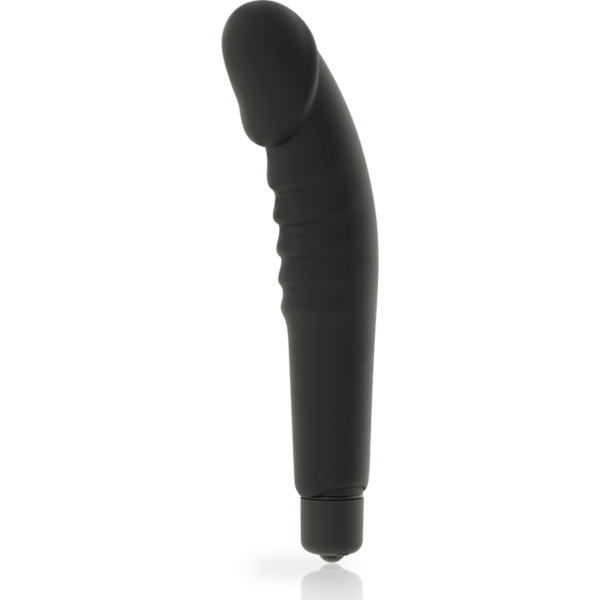 Dolce vita  realistic  pleasure vibrador silicona negro
