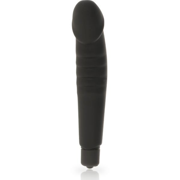 Dolce vita  realistic  pleasure vibrador silicona negro