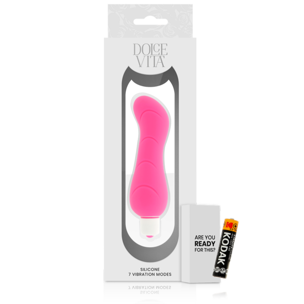 Dolce vita g-spot vibrador silicona rosa