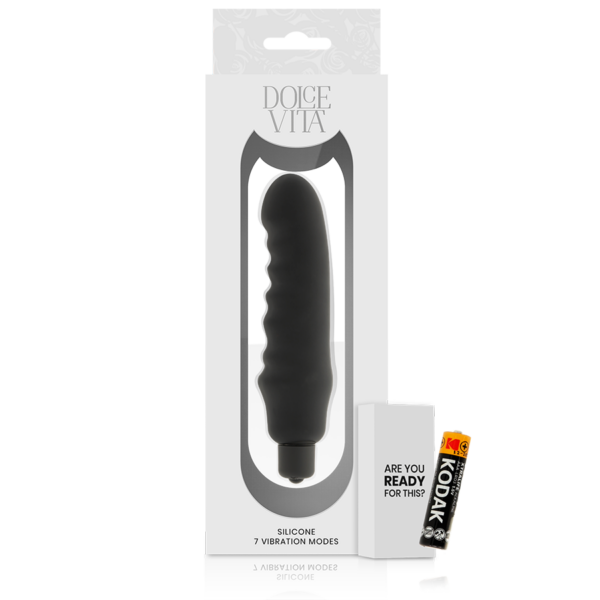 Dolce vita  genius vibrador silicona negro