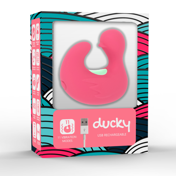 Happy loky dedal estimulador de silicona recargable duckymania