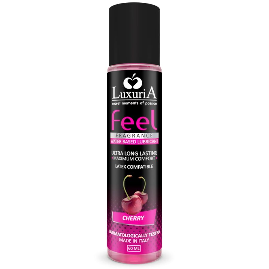 Luxuria feel lubricante base agua cereza 60 ml