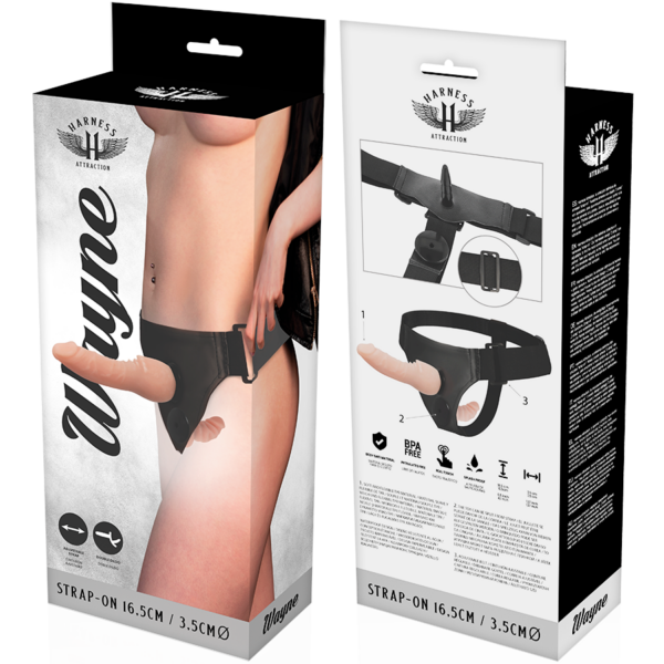 Harness attraction wayne doble penetraci?n 16.5 x 3.5cm