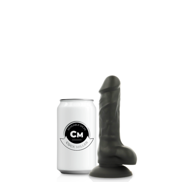Cock miller silicona density cocksil articulable negro 13cm