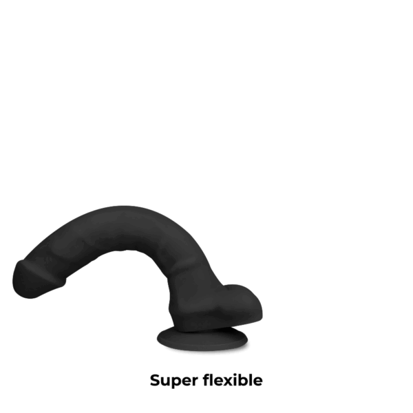 Cock miller silicona density cocksil articulable negro 13cm