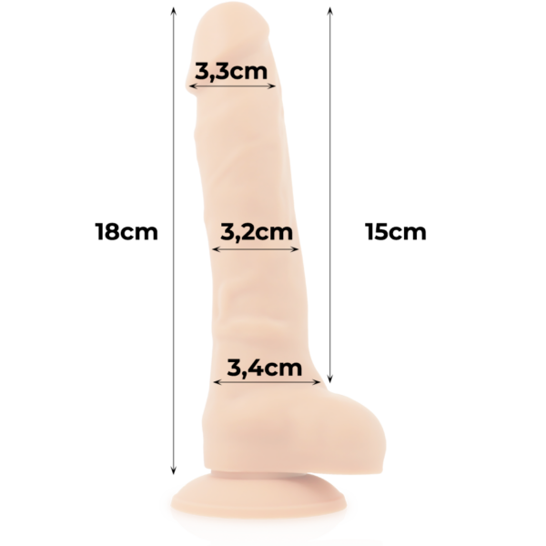 Cock miller silicona density cocksil articulable 18cm