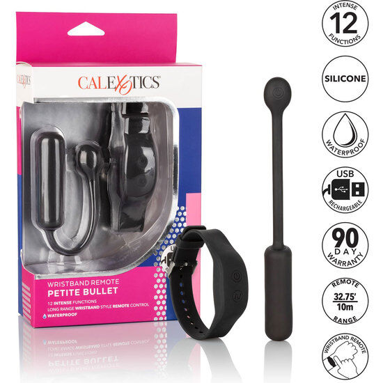 Calex bala vibradora peque?a con pulsera de control
