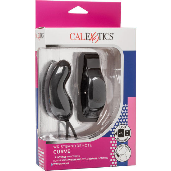 Calex bala de silicona con control remoto negro