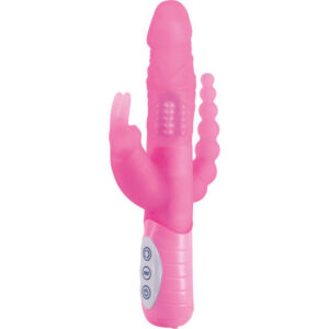 Sevencreations e rabbit slimine triple play- vibrador triple estimulaci?n rosa