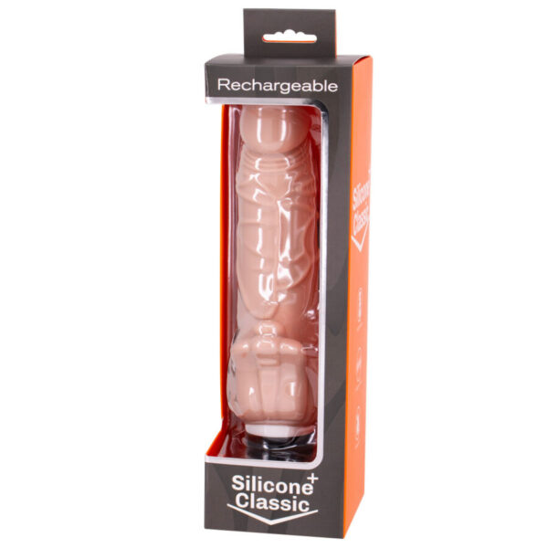 Sevencreations vibrador recargable natural 7v 18cm