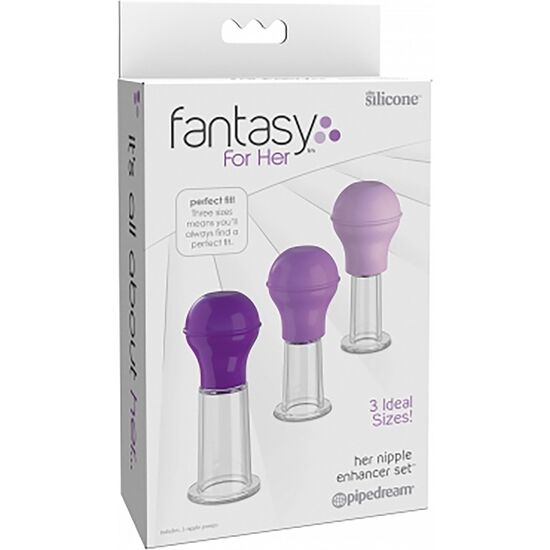 Fantasy for her kit succionadores de pezones