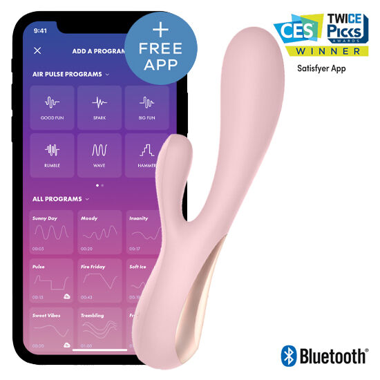 Satisfyer mono flex rosa con app
