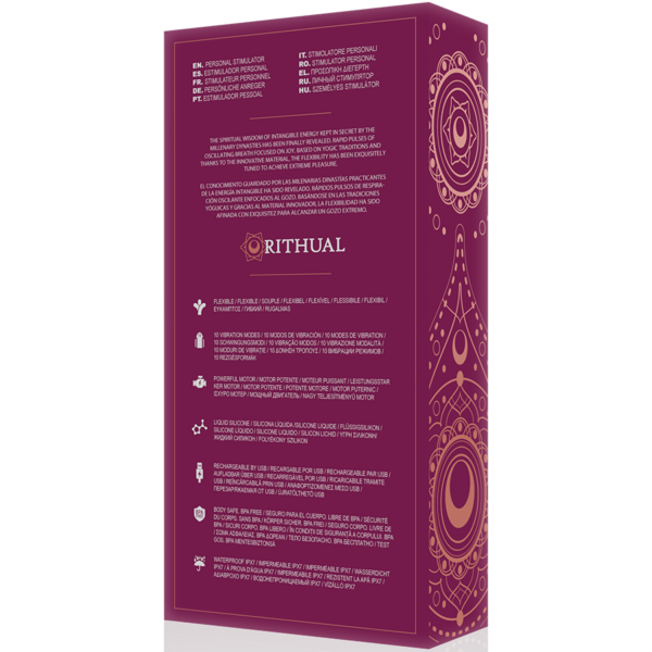 Estimulador ritual kriya punto-g recargable orquidea