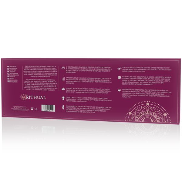 Varita ritual akasha recargable potente 2.0 orquidea