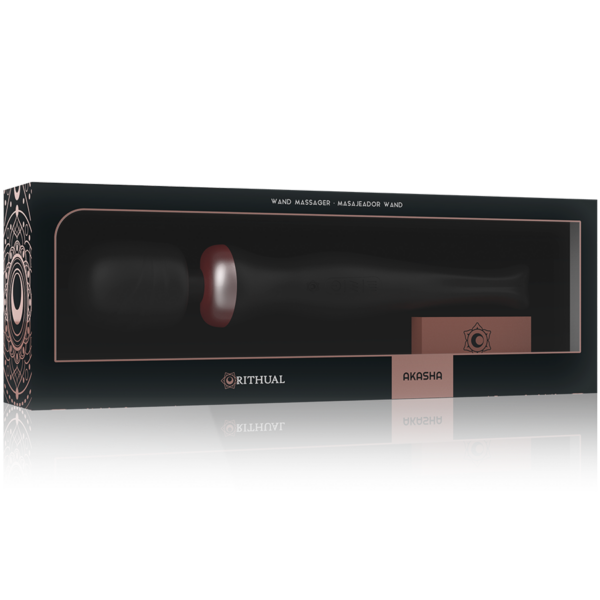 Varita ritual akasha recargable potente 2.0 negro