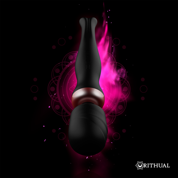 Varita ritual akasha recargable potente 2.0 negro