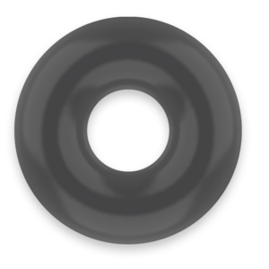 Powering super flexible y resistente anillo pene  3.5cm negro