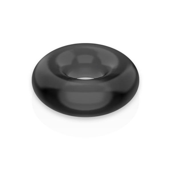 Powering super flexible y resistente anillo pene 3.5cm negro