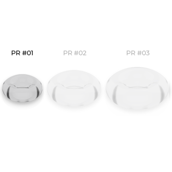 Powering super flexible y resistente anillo pene  3.5cm clear