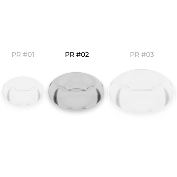 Powering super flexible y resistente anillo pene  4.5cm clear