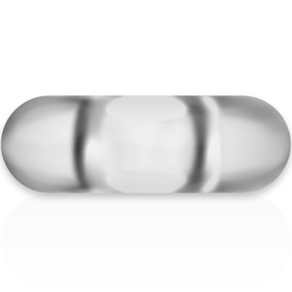 Powering super flexible y resistente anillo pene 5cm pr03 clear