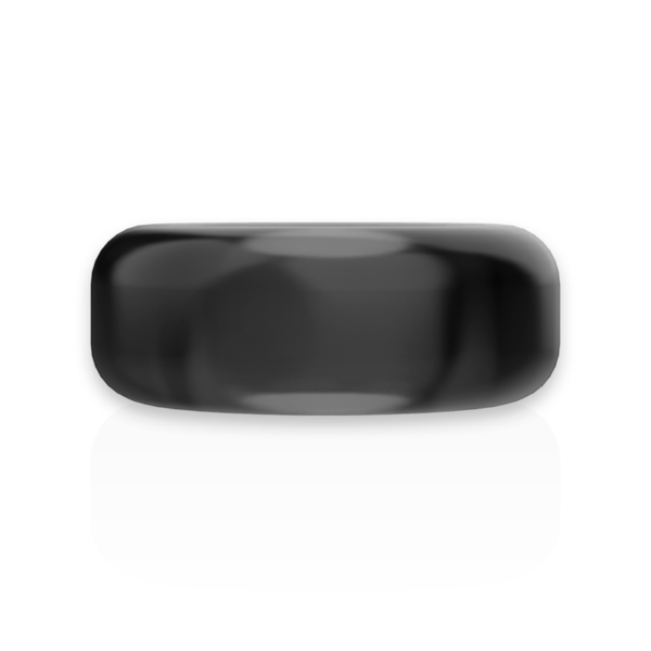 Powering super flexible y resistente anillo pene  3.8cm pr04 negro