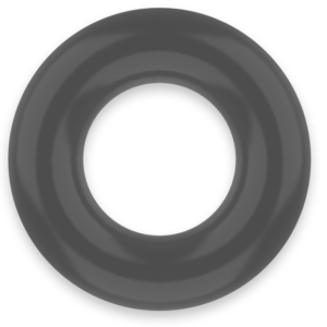 Powering super flexible y resistente anillo pene 3.8cm pr04 negro