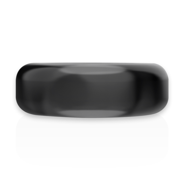 Powering super flexible y resistente anillo pene  4.8cm pr05 negro