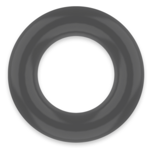 Powering super flexible y resistente anillo pene  5.5cm pr06 negro