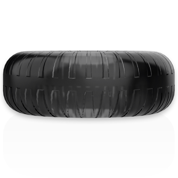 Powering super flexible y resistente anillo pene  4.5cm pr07 negro