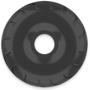 Powering super flexible y resistente anillo pene  5cm pr08 negro