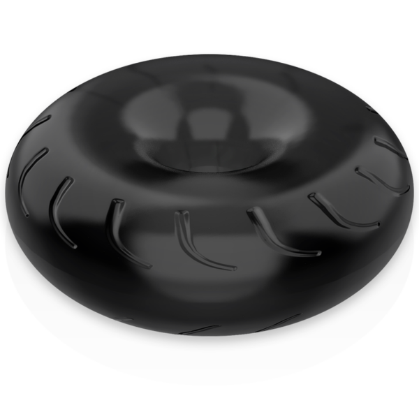 Powering super flexible y resistente anillo pene  5cm pr08 negro