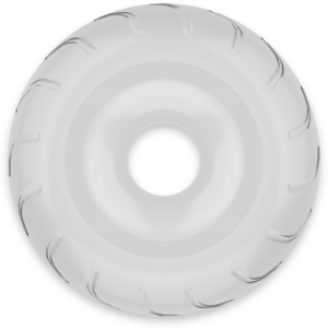 Powering super flexible y resistente anillo pene  5cm pr08 clear