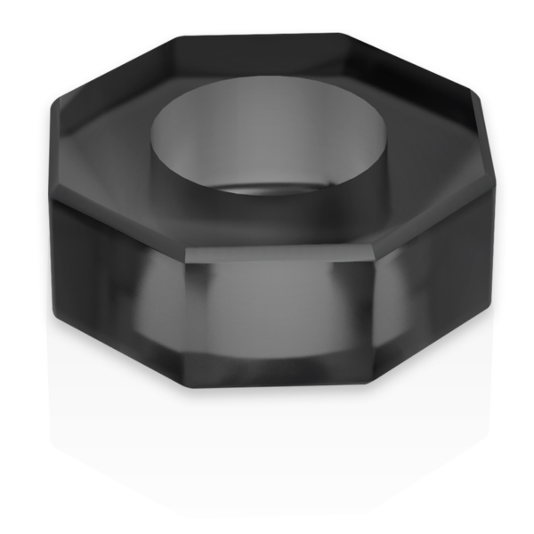 Powering super flexible y resistente anillo pene 5cm pr10 negro