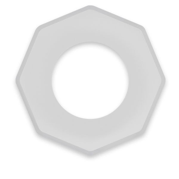 Powering super flexible y resistente anillo pene  5cm pr10 clear