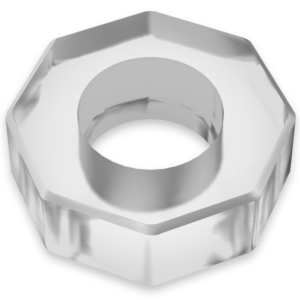 Powering super flexible y resistente anillo pene  5cm pr10 clear
