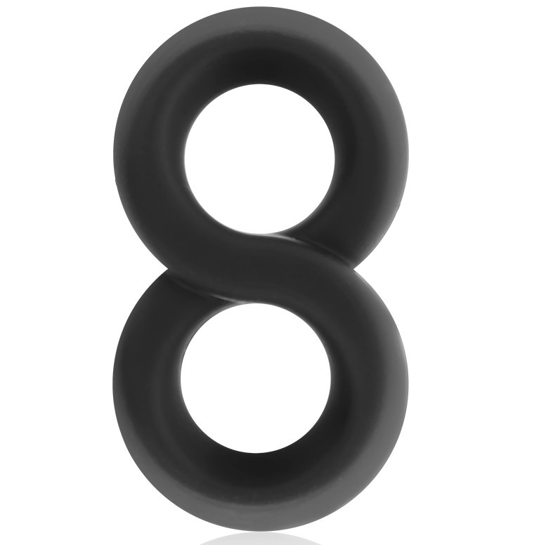 Powering super flexible y resistente anillo pene y testiculos pr12 negro