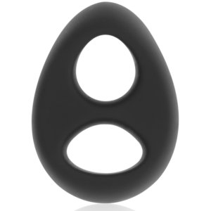 Powering super flexible y resistente anillo pene y testiculos  pr13  negro